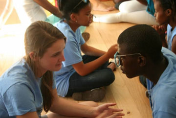 classmates in conversations