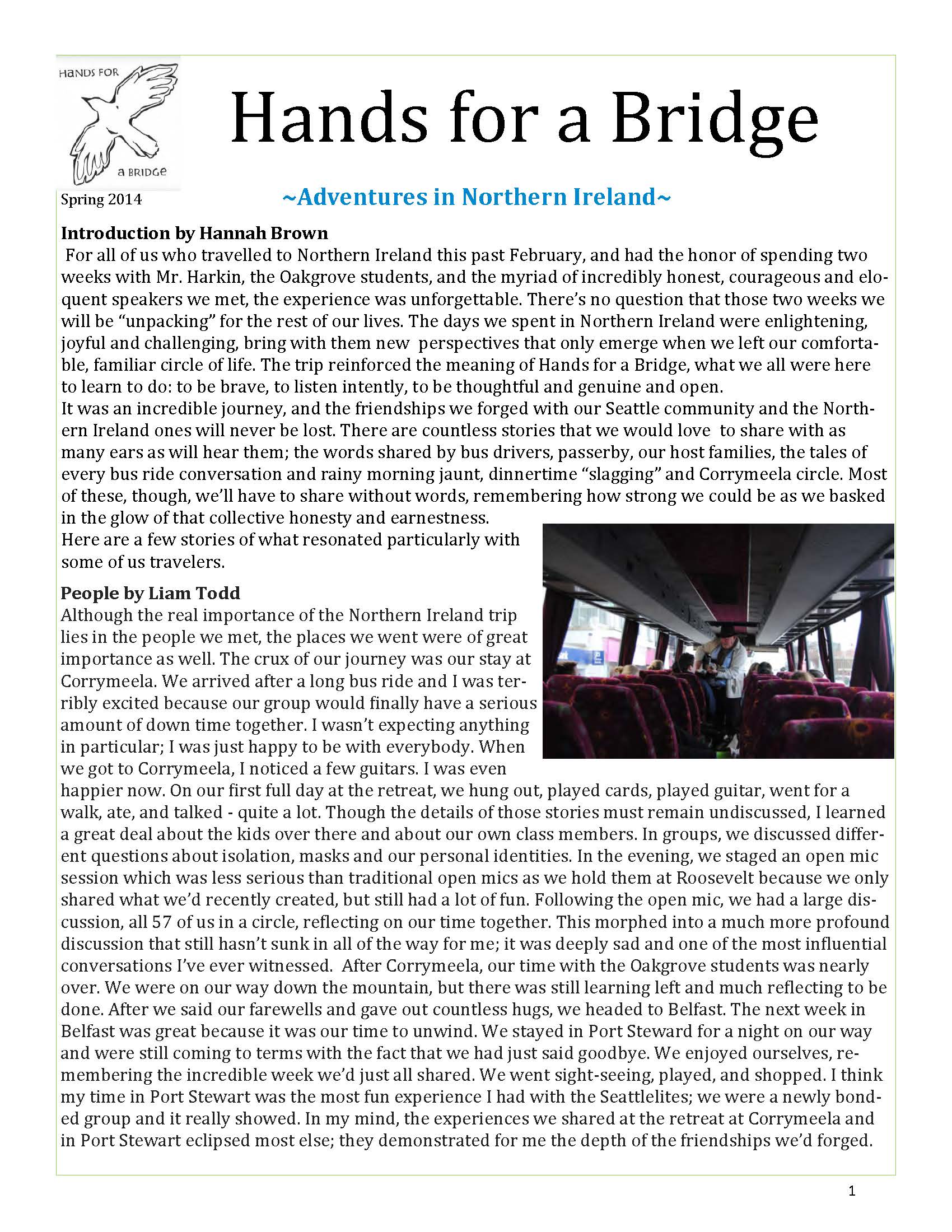 cover of Spring 2014 HFB Newsletter and link to full newsletter